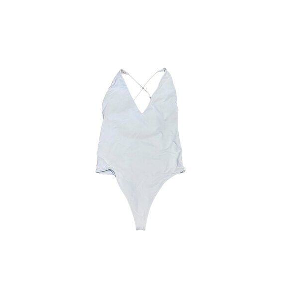 Babaton Aritzia Bundle of 3 Bodysuits White/Green Size XS/S Minimalist Basics - Picture 4 of 11